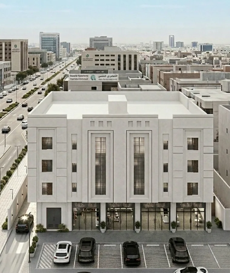 منظور معماري، عمارة سكنية تجارية، حي المبعوث